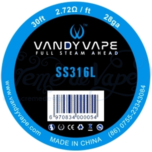 Vandy Vape Ss316l Wire Creme De Vape