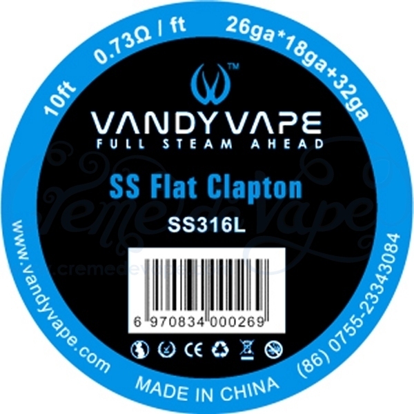 Vandy Vape Flat Clapton Wire Creme De Vape