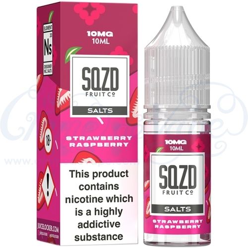Strawberry Raspberry Nic Salt by SQZD - 10mg/ml