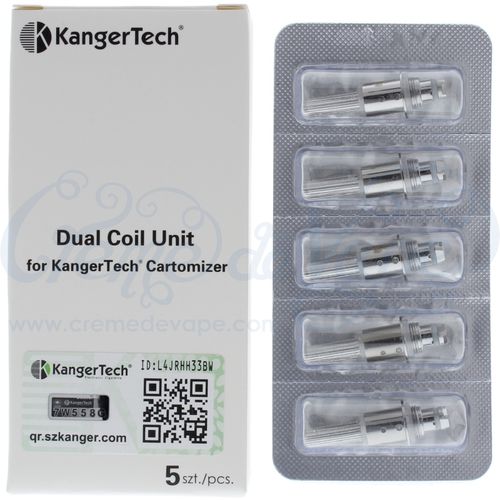 Kanger Dual Coil Heads - 5pk