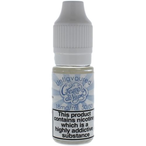 Creme de Vape Flavourless Nicotine e-liquid