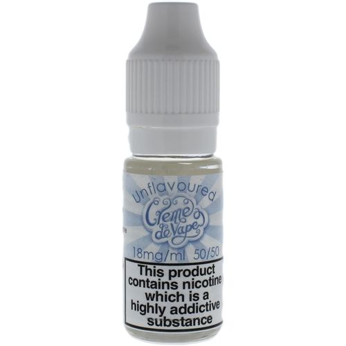 Creme de Vape Flavourless Nicotine e-liquid