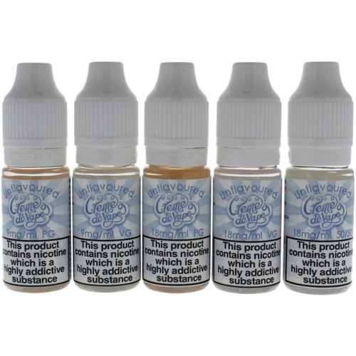 Crme de Vape Flavourless Nicotine Mixing Liquid - Creme de Vape