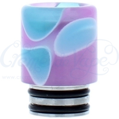 Big's Tips Drip Tip - Wide bore - Pink/blue swirl