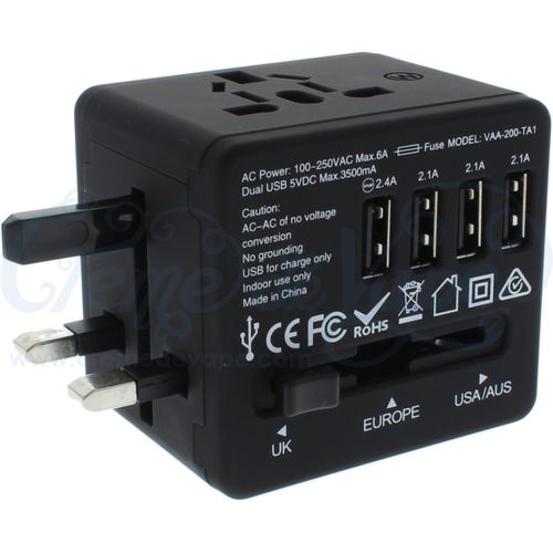 Veho TA-1 World Travel USB Plug adapter