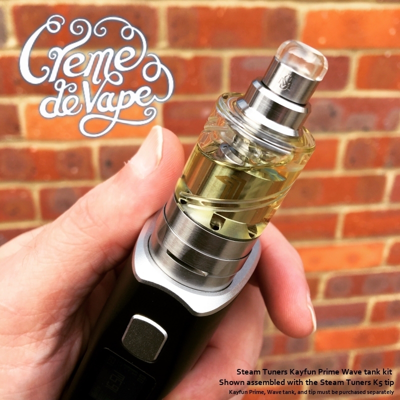 Snowstorm to exile episode Kayfun Prime Wave Tank Kit by Steam Tuners - Creme de Vape