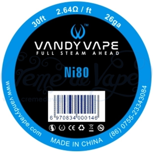 vandy vape superfine mtl fused clapton Vandy Vape Ni80 Wire