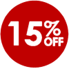 15% off