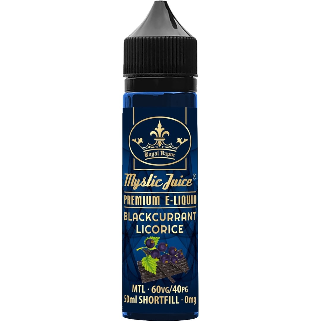 Blackcurrant Licorice by Mystic - 50ml Shortfill Blackcurrant Licorice by Mystic - 50ml Shortfill