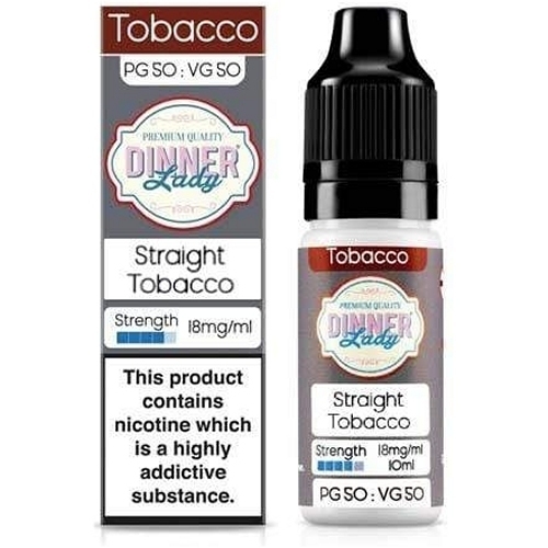 dinner lady straight tobacco e liquid Straight Tobacco by Dinner Lady - 10ml