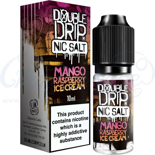Mango Raspberry Ice Cream Nic Salt by Double Drip - 10ml