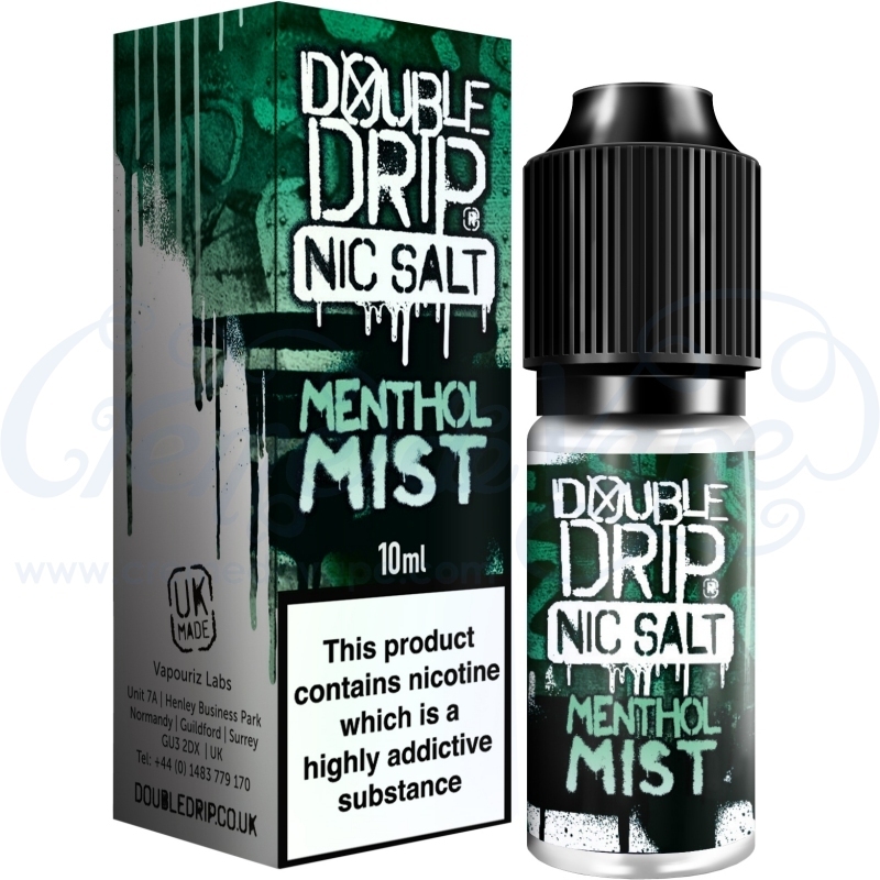 double drip original tobacco nic salts Menthol Mist Nic Salt by Double Drip