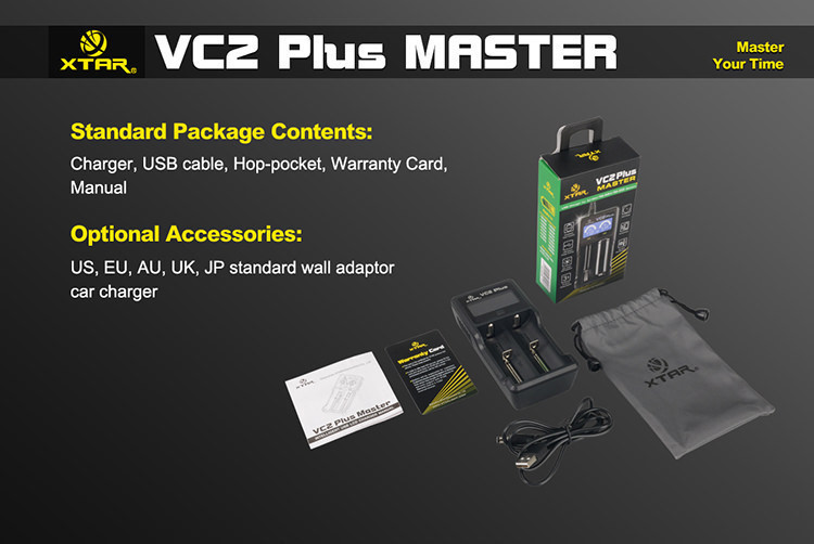 XTAR VC2 Plus Master USB Charger - Creme de Vape