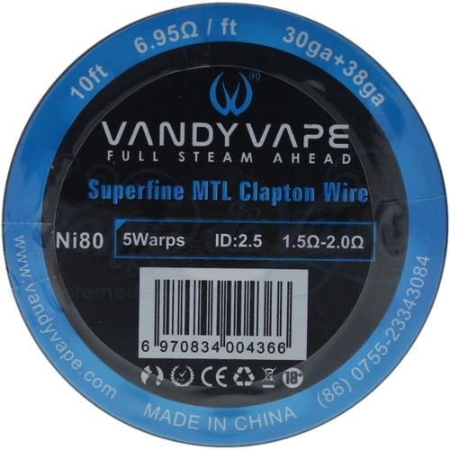 Vandy Vape Superfine MTL Clapton Wire
