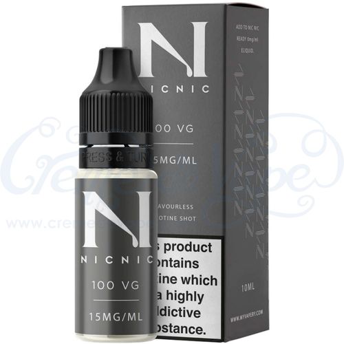 Nic Nic Flavourless 100VG 15mg Nicotine Shot