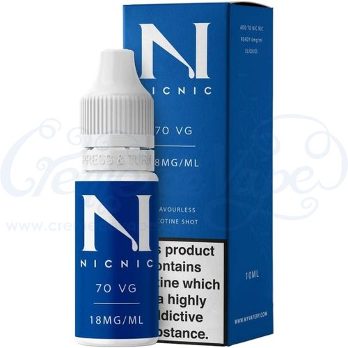 Nic Nic Flavourless 70VG 18mg Nicotine Shot