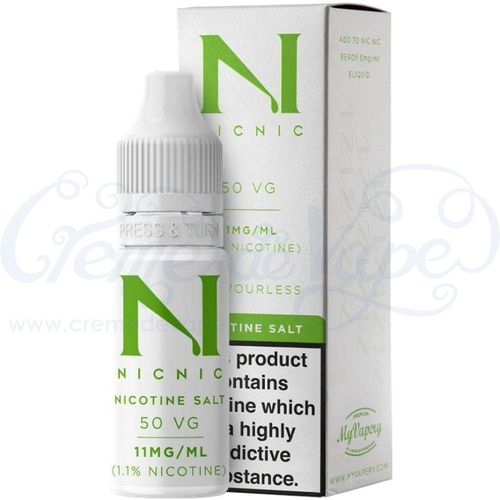 Nic Nic Flavourless 50VG 11mg Nicotine Salt Shot