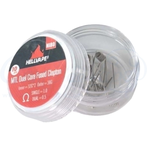 Hellvape Ni80 MTL Clapton coils - 1.0 - 10pk - Creme de Vape