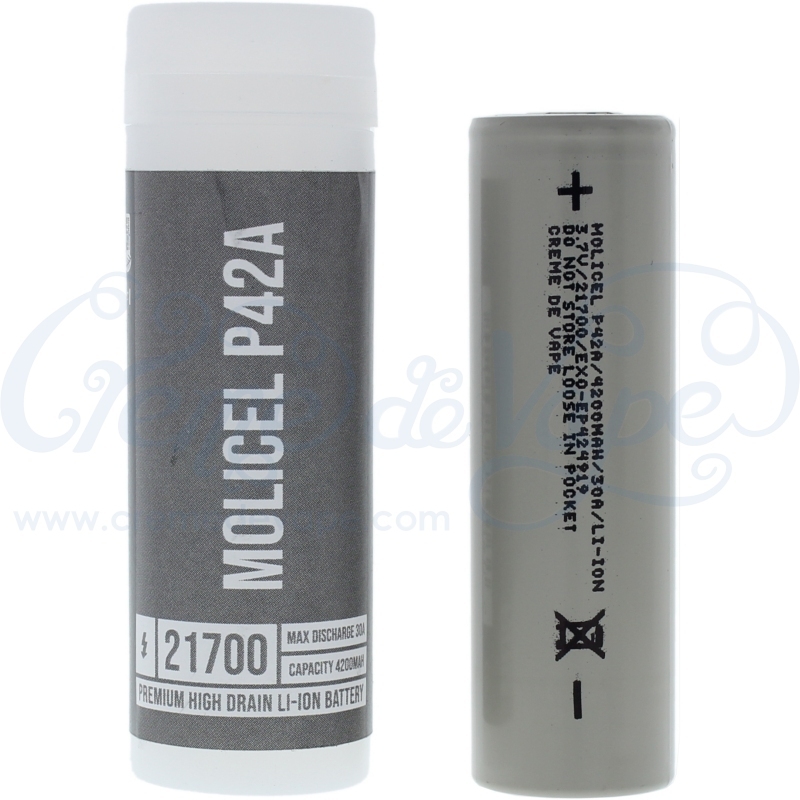 Molicel P42A 21700 4200mAh battery - Creme de Vape