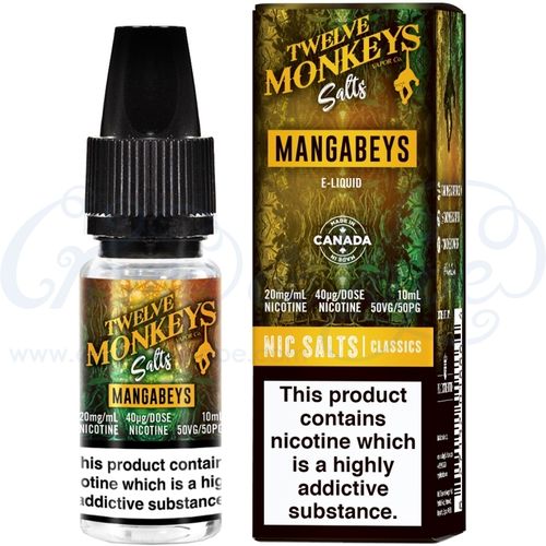 Mangabeys Nic Salt by Twelve Monkeys - 10ml