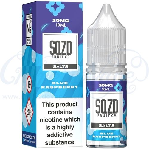 Blue Raspberry Nic Salt by SQZD - 10ml