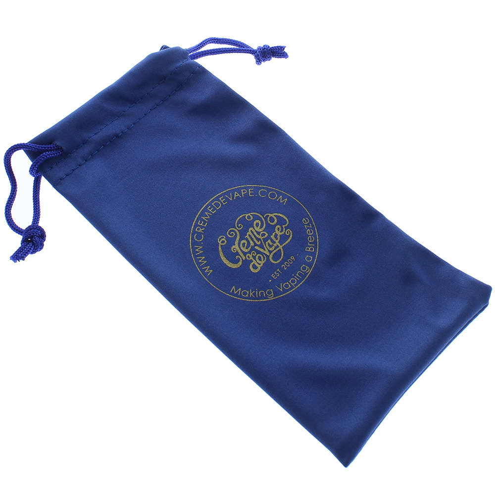 Creme de Vape Microfibre Drawstring Pouch V2 - Creme de Vape