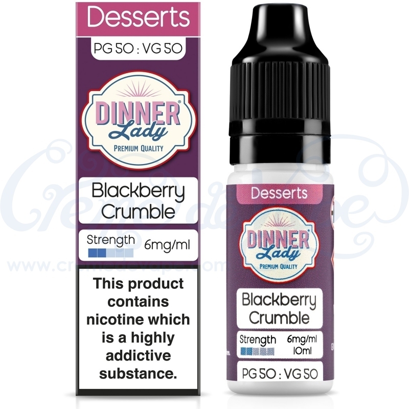 Blackberry Crumble by Dinner Lady - 10ml - Creme de Vape