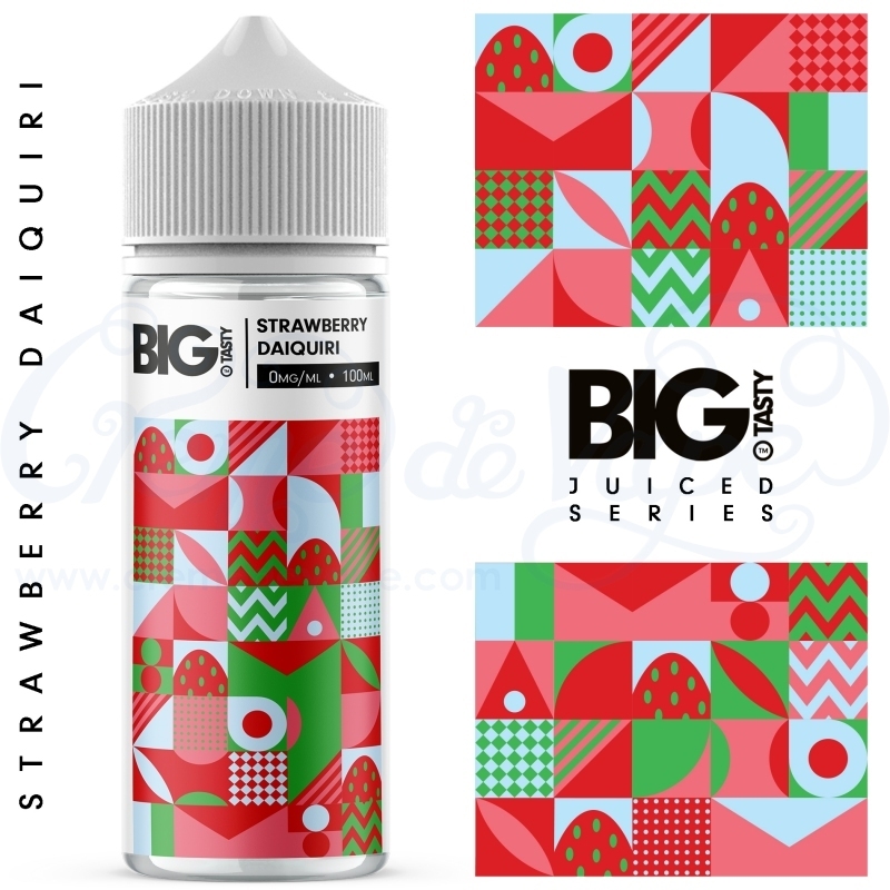 Strawberry Daiquiri by Big Tasty - 100ml Shortfill Strawberry Daiquiri by Big Tasty - 100ml Shortfill