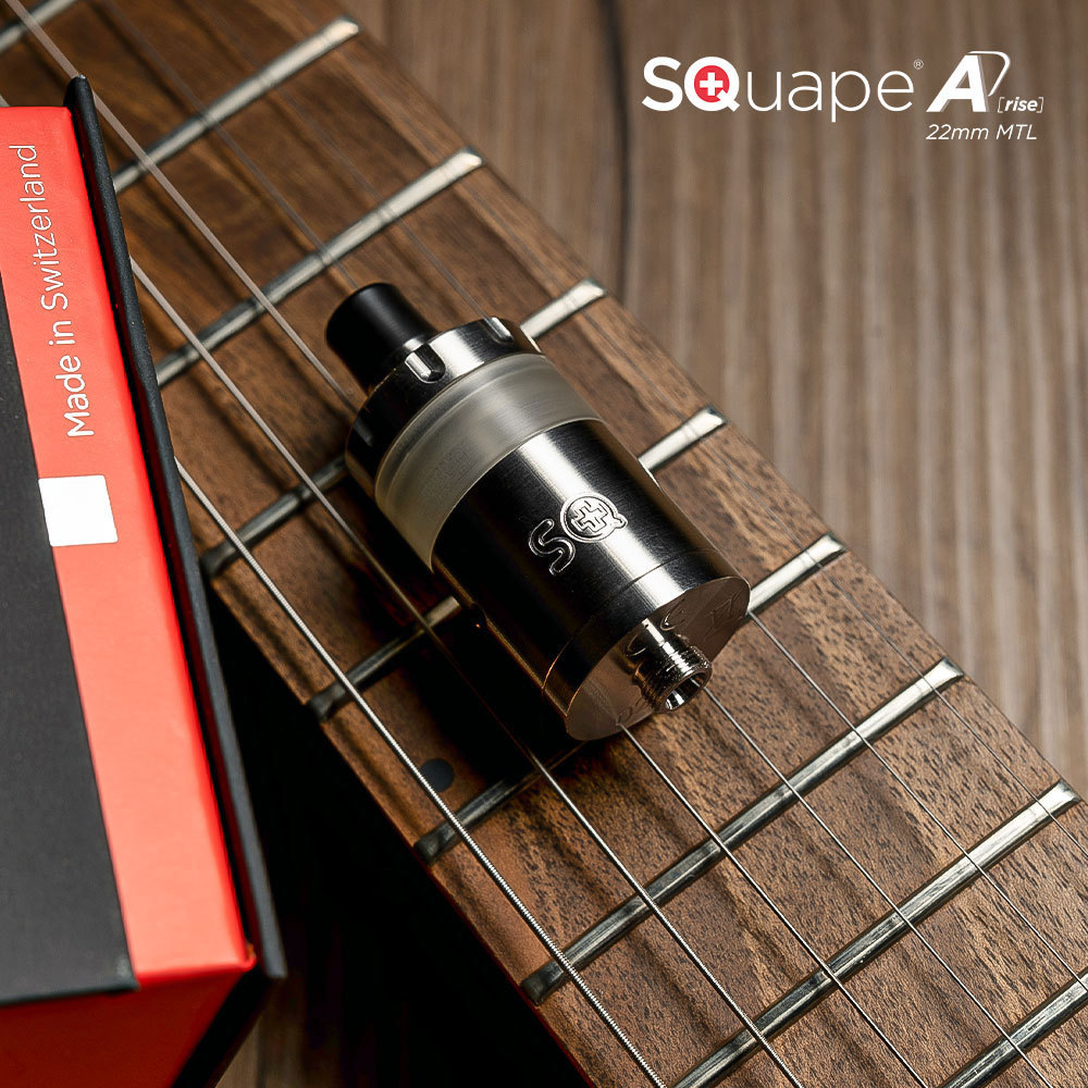 StattQualm SQuape A[rise] 22mm MTL RTA - Creme de Vape