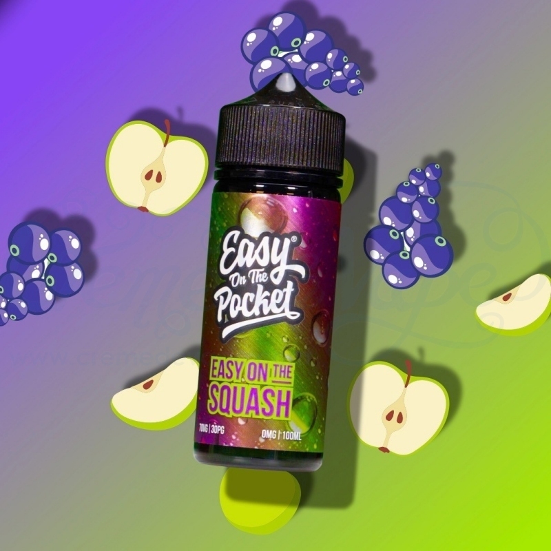 Easy on the Squash - Berry juice drink - 100ml Shortfill - Creme de Vape