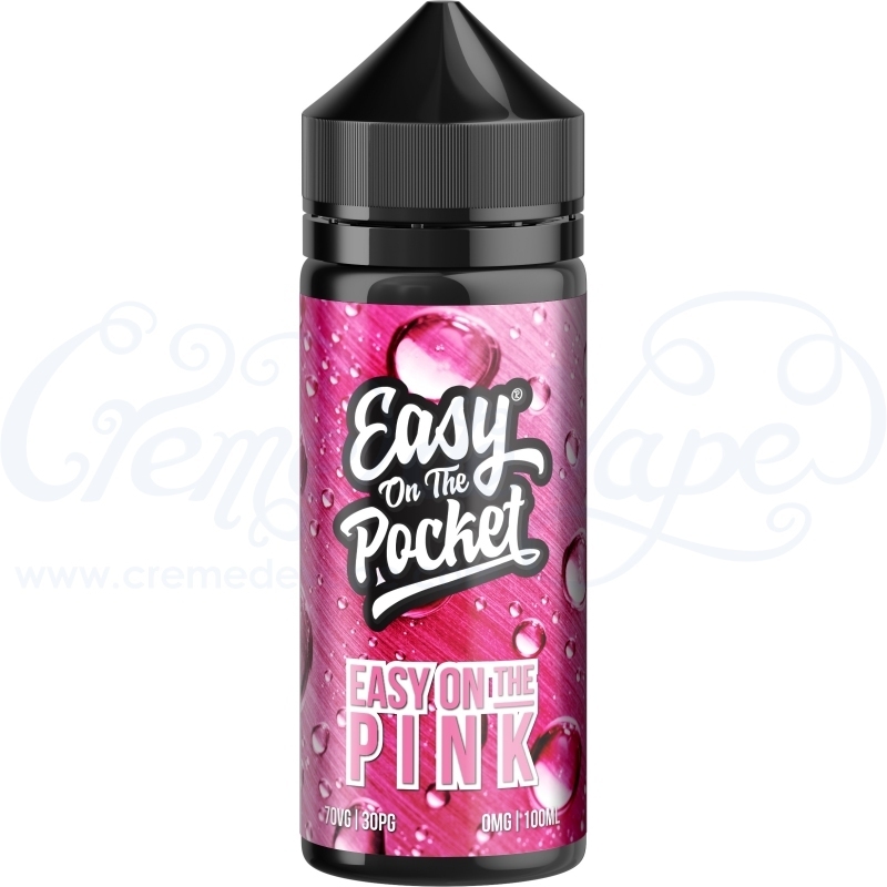 Easy on the Pink - Pink Raspberry Slush - 100ml Shortfill - Creme de Vape