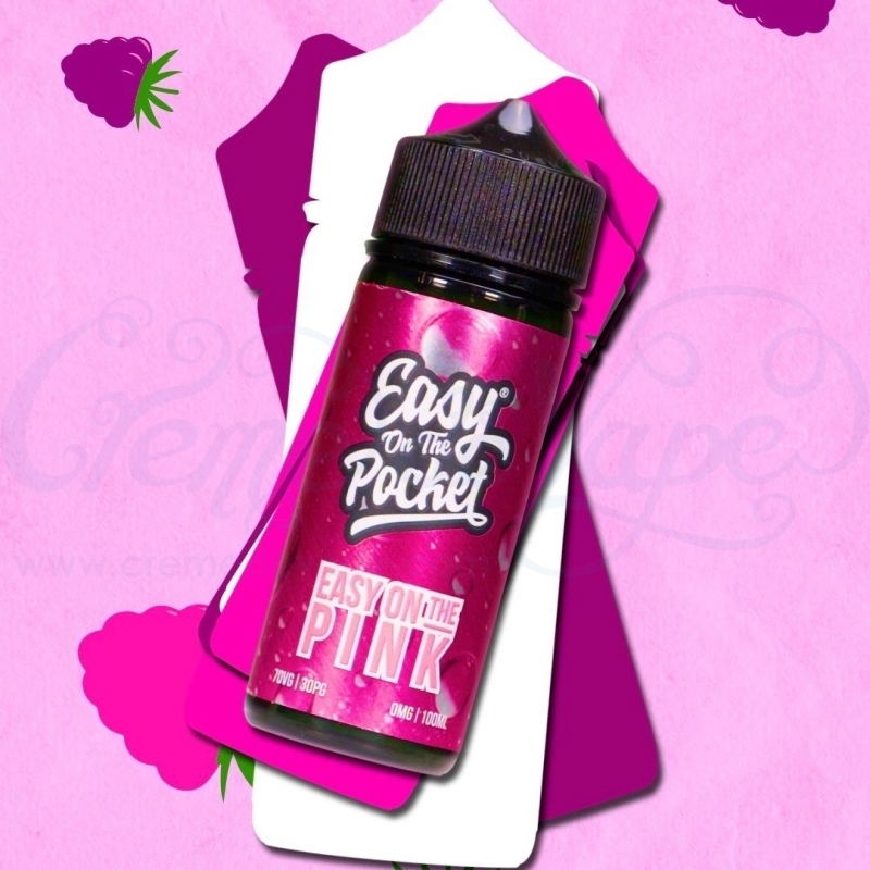 Easy on the Pink - Pink Raspberry Slush - 100ml Shortfill - Creme de Vape