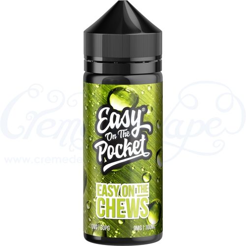 Easy on the Chews - Sour apple chews - 100ml Shortfill