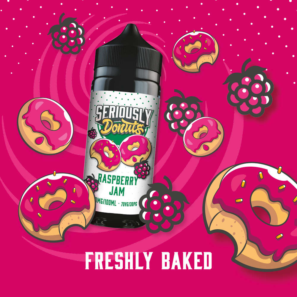 Raspberry Jam by Seriously Donuts - 100ml Shortfill