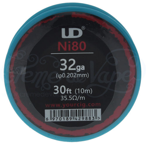 UD Nichrome Ni80 Wire - 32ga