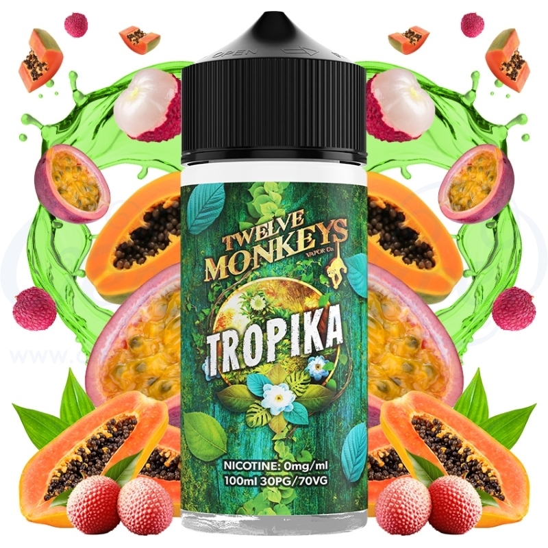 Tropika by Twelve Monkeys - 100ml Shortfill - Creme de Vape