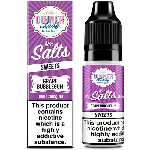 Grape Bubblegum Nic Salt by Dinner Lady