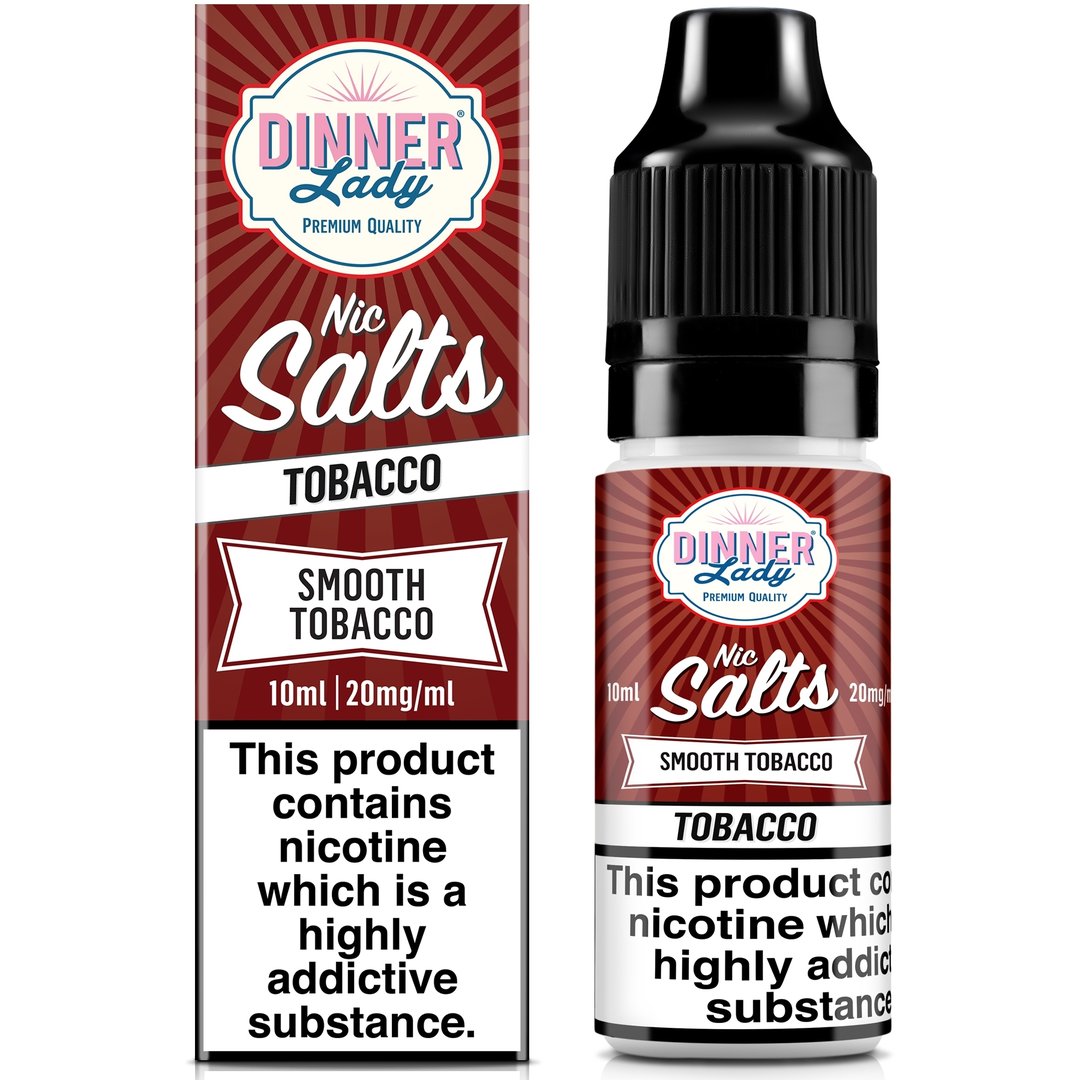 Smooth Tobacco Nic Salt by Dinner Lady - Creme de Vape