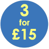 3 for £15