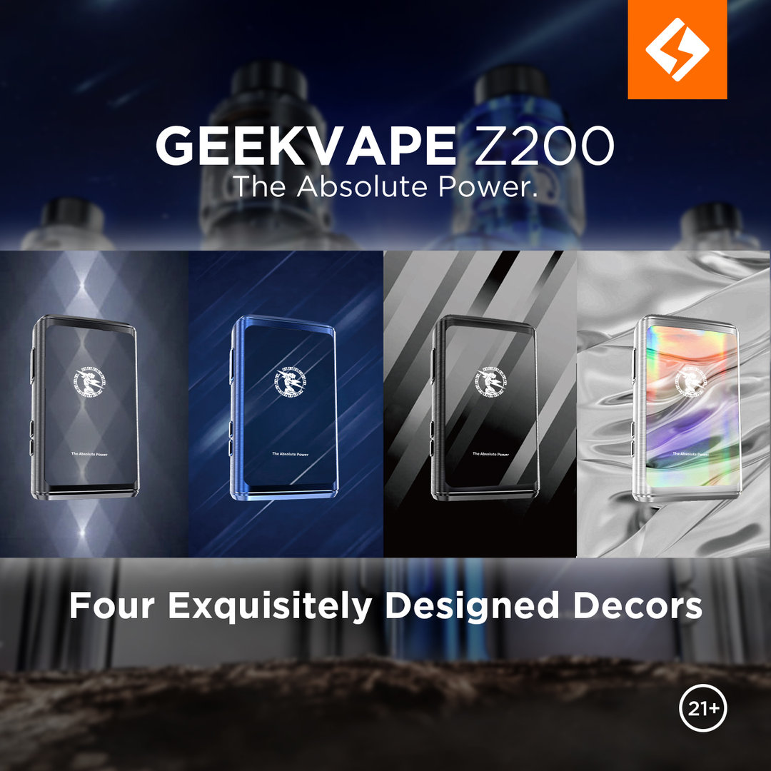 Geek Vape Z200 Dual 18650 Box Mod - Creme de Vape Geek Vape Z200 Dual 18650 Box Mod - Creme de Vape