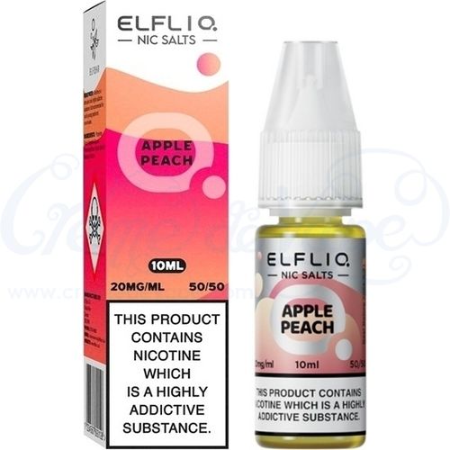 Apple Peach ELFLIQ Nic Salts e-liquid by Elfbar