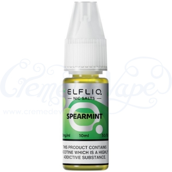 Spearmint ELFLIQ Nic Salts e-liquid by Elfbar - Creme de Vape