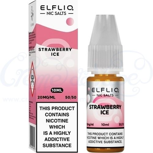 Strawberry Ice ELFLIQ Nic Salts e-liquid by Elfbar