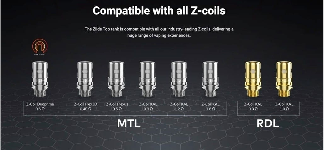 Innokin Coolfire Z60 / Zlide Top Tank Kit - Creme de Vape Innokin Coolfire Z60 / Zlide Top Tank Kit - Creme de Vape