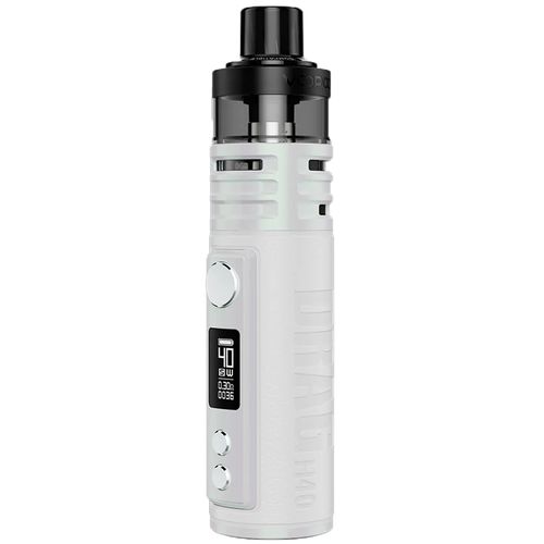 VooPoo Drag H40 Vape Kit - Silvery White