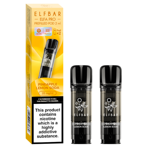 Pineapple Lemon Qi Elf Bar ELFA Pro Pods - 2pk