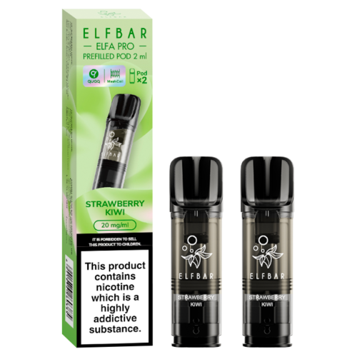 Strawberry Kiwi Elf Bar ELFA Pro Pods - 2pk