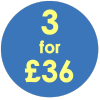 3 for £36