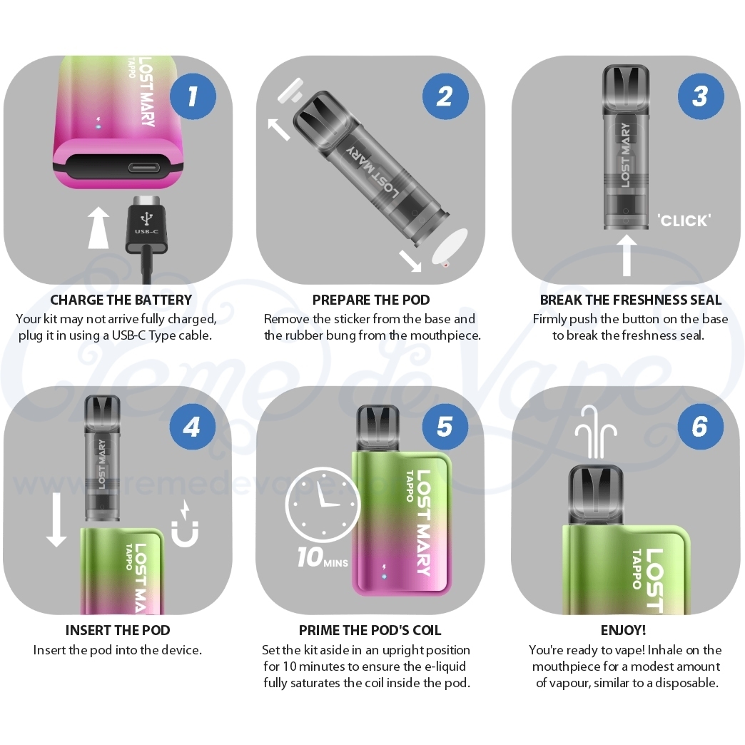 lost mary vape tappo VAPORESSO Vape Pods main image 1