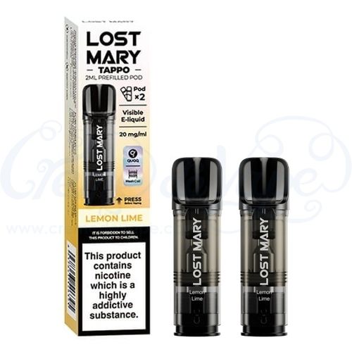 Lemon Lime Lost Mary Tappo Pods - 2pk